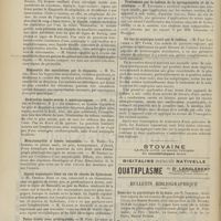 0720 - Page 714 - Sociétés savantes. Société de neurologie. (Séance du 6 mai 1909). Méningite bactérienne ambulatoire. MM. Brissaud et Sicard / Diagnostic des anesthésies par le diapason. M. Tinel / Radiculite lombo-sacrée à méningocoques. MM. Tinel et Déjerine / Hématomyélie à foyers successifs. M. Tinel / Signes organiques dans un cas de chorée de Sydenham. M. Thomas / Tabes fruste avec arthropathie. M. Foix / Paralysie de la branche externe du spinal dans le tabes. M. Léri / Traitement par le radium de la syringomyélie et de la sciatique. M. Touchard / Un cas de sciatique traité par le radium. M. Paul Touchard et Mme Fabre / Bulletin bibliographique