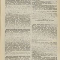 0759 - Page 753 - Sociétés savantes. Société médicale des hôpitaux. (Séance du 21 mai 1909). Sur l'emploi thérapeutique de l'adrénaline. M. Josué / Sténoses cicatricielles de l'oesophage consécutives à ulcère rond. Nouveaux cas de cardio-spasme à forme grave. Diagnostic et thérapeutique oesophagoscopique. M. Guisez / Vingt-trois cas de méningite cérébro-spinale traités par le sérum antiméningococcique. M. P. Teissier, avec MM. Duvoir et Schaeffer, puis M. Stévenin / Société de médecine de Paris. (Séance du 14 mai 1909). Du lever précoce après les laparotomies et l'accouchement (suite). M. Dartigues / Des albuminuries d'origine génitale. MM. Le Für et Besson