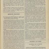 0767 - Page 761 - Comment convient-il d'enlever l'appendice ? Par L. Chevrier... / Médecine pratique. Les bains et les enveloppements du thorax dans le traitement de la pneumonie ; leurs indications et leurs contre-indications. [M. Brelet] / Sociétés savantes. Académie des sciences. (Séance du 17 mai 1909). Influence de l'acide borique sur les actions diastasiques. M. H. Agulhon