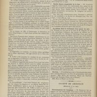 0768 - Page 762 - Sociétés savantes. Académie de médecine. (Séance du 25 mai 1909). Les agents physiques dans le traitement du cancer. M. Tuffier / Double fissure congénitale de la face. M. Jalaguier / Le radium dans le traitement d'un cancer du sein. M. Wickam, en son nom et au nom de M. Degrais / Election / Société de chirurgie. (Séance du 19 mai 1909). Rétrécissement de l'oesophage. M. Demoulin, sur une intéressante observation de M. Rouvillois