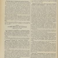 0798 - Page 792 - Sociétés savantes. Académie de médecine. (Séance du 1er juin 1909). Sur les avantages de la fabrication mécanique du pain. M. Railliet / Pathologie dans la céramique des anciens Péruviens. M. Capitan / Société médicale des hôpitaux. (Séance du 28 mai 1909). Sur la toxicité de l'adrénaline en instillations nasales. MM. Lermoyez et Aubertin / Insuffisance surrénale par tuberculose primitive. MM. Achard et Foix / Sporotrichose cachectisante mortelle. MM. de Beurmann et Gougerot, deux observations recueillies par MM. Maurice Lagoutte et Briau... / Hémihypertrophie droite. Naevus variqueux ostéohypertrophique à forme disséminée. MM. Danlos, Apert et Flandin / Recherches expérimentales sur le mode d'action des cures d'altitude. M. G. Kuss
