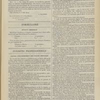 0823 - Page 817 - Documents officiels. L'avancement des médecins de la réserve et de la territoriale / Formulaire. Métrite chronique / Intérêts professionnels. Contre l'encombrement des études médicales