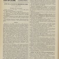 0824 - Page 818 - Intérêts professionnels. Contre l'encombrement des études médicales / Actes de la Faculté de médecine de Paris du 14 au 19 juin 1909. Examens de doctorat / Thèses / Chronique et nouvelles scientifiques (suite). Nécrologie / Hôpital Saint-Antoine / Cours de vacances de M. Calot (du 2 au 8 août) à l'institut orthopédique de Berck / Chemins de fer de Paris-Lyon-Méditerranée