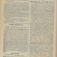 0852 - Page 846 - Intérêts professionnels. La question de l'agrégation / Livres nouveaux. La grippe ou influenza, par le Docteur G. André. [L. Babonneix] / Articles originaux des principales publications françaises et étrangères. Riforma medica / Therapie der Gegenwart