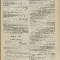 0875 - Page 869 - Sociétés savantes. Société de médecine de Paris. (Séance du 11 juin 1909). Des albuminuries d'origine génitale (suite). M. Le Fur, opinion de M. Castaigne / Mammite suppurée et cancer du sein. M. Boucher / Emploi de l'air chaud dans les affections chirurgicales. M. Durey / Drainage lombaire du liquide céphalo-rachidien, technique et indications générales. MM. Le Filliatre et Georges Rosenthal / Formulaire. Lavement alimentaire / Paramétrite chronique / Intérêts professionnels. Statut des fonctionnaires. Les médecins des asiles publics d'aliénés