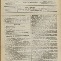 0919 - Page 913 - Abonnements de vacances / Sommaire / Chronique et nouvelles scientifiques. Hôpitaux de Paris / Ministère de l'intérieur / Le service de santé de la marine devant la commission d'enquête / Statistique / Sanatoriums de Bligny / Bureau d'hygiène de Cette