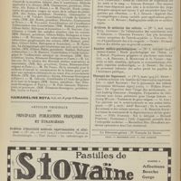 0944 - Page 938 - Actes de la Faculté de médecine de Paris du 5 au 10 juillet 1909. Thèses / Articles originaux des principales publications françaises et étrangères. Archives d'électricité médicale expérimentales et cliniques / Archives de médecine des enfants / Annales médico-psychologiques / Therapie der Gegenwart