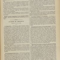 0977 - Page 971 - Sociétés savantes. Société médicale des hôpitaux. (Séance du 2 juillet 1909). Epilepsie jacksonienne. Gliome de la première circonvolution frontale droite. Examen histologique de la tumeur. MM. P. Ménétrier et R. Mallet / Paralysie ascendante de Landry. Guérison. Modifications chimiques du liquide céphalo-rachidien. MM. Louis Renon et R. Monier-Vinard / Société de chirurgie. (Séance du 30 juin 1909). La fulguration. M. Nélaton / Les rétrécissements du rectum. M. Potherat, à propos de la communication de M. Quénu / L'anesthésie lombaire à la novocaïne. M. Chaput / Ethmoïdectomie totale par voie latéro-nasale. M. Labouré... / Extraction d'une balle au niveau du pédoncule cérébral. M. F. Legueu / Kystes hydatiques de la rate. M. Morestin, sur une observation de M. Michon