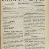 0983 - Page 977 - Abonnements de vacances / Sommaire / Chronique et nouvelles scientifiques. Faculté de médecine / Écoles de médecine / Académie de médecine / La VIe session du Congrès des gynécologie, d'obstétrique et de pédiatrie / Nécrologie / Renseignements