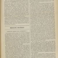 1035 - Page 1029 - La stérilisation pré-opératoire de la peau par les badigeonnages iodés. Méthode de Grossich ; par MM. I. de Fourmestraux... et G. Damiot... / Médecine pratique. L'opération précoce dans l'appendicite. [M. Brelet]