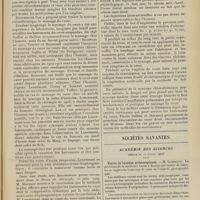 1047 - Page 1041 - Thérapeutique d'urgence des syncopes ; par M. Hirtz... / Sociétés savantes. Académie des sciences. (Séance du 12 juillet 1909). Verres de lunettes orthoscopiques. M. Ischerning / Action chimique sur l'eau des rayons pénétrants du radium. M. Micoslaw Kernbaum