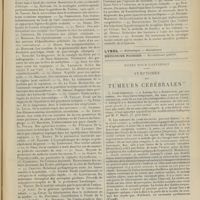 1051 - Page 1045 - Faculté de médecine de Bordeaux. Thèses soutenues pendant l'année scolaire 1908-1909 / Notes pour l'internat. Symptômes des tumeurs cérébrales