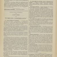 1088 - Page 1082 - Livres nouveaux. Précis de dermatologie, par J. Darier... / Notes pour l'internat. Symptômes des tumeurs cérébrales