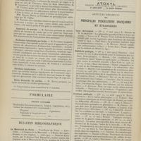 1100 - Page 1094 - Sociétés savantes. Société de chirurgie. (Séance du 28 juillet 1909). Cure radicale de l'anus contre nature. M. Reynier, sur deux observation de M. Savariaud / Appareils de marche. M. Routier / Occlusion intestinale par bride. M. Potherat / Exostose épiphysaire. M. Lucas-Championnière / Kyste dermoïde du cordon. M. Broca / Formulaire. Prurit vulvaire / Bulletin bibliographique / Articles originaux des principales publications françaises et étrangères. Lyon chirurgical / Pédiatrie pratique / Province médicale