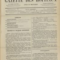 1151 - Page 1145 - Sommaire / Chronique et nouvelles scientifiques. Marine / La VIe session du Congrès de gynécologie, d'obstétrique et de pédiatrie / Physiothérapie / Renseignements