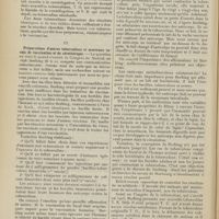 1202 - Page 1196 - Tuberculose et tuberculines ; par M. le Docteur Cailliau... II. Préparation de la tuberculine de Koch, et premiers essais de vaccination / III. Préparations d'autres tuberculines et nouveaux essais de vaccination et de sérothérapie