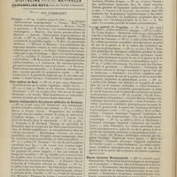 1208 - Page 1202 - Analyses. Chirurgie. Tétanie à la suite d'une thyroïdectomie guérie par injection sous-cutanée d'émulsion de parathyroïdes (Joseph H. Branham. Ann. of Surg...). [F. Gardner] / Suite des sommaires. Clinique / Écho médical du Nord / Gazette hebdomadaire des sciences médicales de Bordeaux / Journal de médecine de Bordeaux / Journal médical de Bruxelles / Wiener klinische Wochenschrift