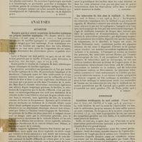 1313 - Page 1307 - Médecine pratique. L'insuffisance surrénale dans les maladies infectieuses. [M. Brelet] / Analyses. Médecine. Dangers que font courir au porteur de bacilles typhiques ses propres bacilles typhiques (W. Kamm. Münch. med. Wochens...). [A. Lemierre] / Les tubercules du foie chez le vieillard (A. Monnier. Gaz. méd. de Nantes...). [M. Brelet] / Chirurgie. Luxations récidivantes du nerf cubital (Farrar Cobb. Ann. of Surg...). [F. Gardner]