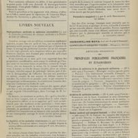 1315 - Page 1309 - Intérêts professionnels. Principaux cas d'exercice illégal de la kinésithérapie / Livres nouveaux. Thérapeutique médicale et médecine journalière, par G. Lemoine... [A. Gaullieur l'Hardy] / La syphilis et les maladies vénériennes, par le Docteur E. Finger. Troisième édition française traduite d'après la sixième édition allemande avec notes par P. et L. Spillmann et M. Doyon. [P. Ravaut] / Formulaire magistral, par A. et G. Bouchardot, 34e édition. [A. Gaullieur l'Hardy] / Articles originaux des principales publications françaises et étrangères. Archives de médecine et de pharmacie militaires / Archives de médecine navale / Boston medical and surgical Journal
