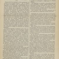 1333 - Page 1327 - XVIe Congrès international de médecine (Budapest, 29 août-4 septembre 1909). Pathologie générale et expérimentale (suite). Diagnostic de la méningite cérébro-spinale par la méthode de la précipito-réaction. M. H. Vincent... / Pathogénie de l'entéro-colite muco-membraneuse. M. Fernand Trémolières...