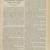 1345 - Page 1339 - Un cas de sporotrichose gommeuse hypodermique ulcéreuse disséminée ; par MM. Burnier et A. Weill...