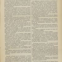 1361 - Page 1355 - XVIe Congrès international de médecine (Budapest, 29 août-4 septembre 1909). Chirurgie. Larges trépanations pour tuberculose crânienne. M. Emile Reymond... / Nouvelle technique de la craniectomie. M. Doyen... / Résection intra-cranienne du trijumeau. M. Doyen... / Les différentes méthodes destinées à combattre le cancer. Action générale de la vaccination antinéo-plasique. Action locale de la voltaïsation bipolaire. M. Doyen... / Rectoscope perfectionné. M. Georges Luys... / Traitement des anévrismes par la ligature incomplète des artères. Reconstitution de l'artère poplitée par la suture longitudinale et de la veine poplitée par transplantation de la veine jugulaire du mouton. M. Doyen...