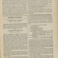 1431 - Page 1425 - Torticolis mental à localisation professionnelle, déterminé par la syphilis à l'occasion d'un torticolis à Frigore ; par Lucien Lagriffe... / Sociétés savantes. Académie des sciences. (Séance du 27 septembre 1909). L'émétique d'aniline dans le traitement des trypanosomiases. M. A. Laveran, une note du Docteur Thiroux... / Académie de médecine. (Séance du 5 octobre 1909). Mort de M. Heurtaux (de Nantes) / Instruments destinés à l'étude de la vision entoptique. M. Yvon / Le témoignage au point de vue médico-légal. M. Dupré / L'alcoolisme le plus grand facteur de la criminalité. M. Vallon