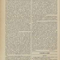 1470 - Page 1464 - XXIIe Congrès de l'association française de chirurgie (Paris, 4-9 octobre 1909). Deuxième question. Des soins anté et post-opératoires en chirurgie abdominale (suite). (A suivre) / Formulaire. Rectite