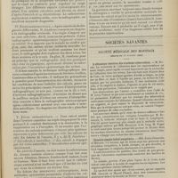 1493 - Page 1487 - Association française d'urologie. XIIIe session (Paris, 7-9 octobre 1909). Des calculs de l'uretère. M. Emile Jeanbrau... / Sociétés savantes. Société médicale des hôpitaux. (Séance du 15 octobre 1909). L'albumino-réaction des crachats tuberculeux. M. Roger / Chancre simple labial unipolaire. MM. Emile Géraudel et Ménard / La physiologie pathologique des paralysies diphtériques. MM. Georges Guillain et Guy Laroche