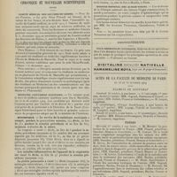 1496 - Page 1490 - Variétés. Homosexualité de naissance et pseudo-homosexualité ; d'après le Professeur Docteur P. Näcke / Chronique et nouvelles scientifiques (suite). Comité médical des Bouches-du-Rhône / Médecins sanitaires maritimes / Statistique / Amphithéâtre d'anatomie des Hôpitaux / Hospice national des Quinze-Vingts / Renseignements / Actes de la Faculté de médecine de Paris du 25 au 30 octobre 1909. Examens de doctorat / Thèses