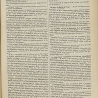 1541 - Page 1535 - Sociétés savantes. Académie de médecine. (Séance du 26 octobre 1909). Etiologie et prophylaxie de la fièvre typhoïde en France. M. Vincent / La fièvre de Malte en France. M. Wurtz / Les procédés récents de diagnostic de la syphilis dans leurs rapports avec la médecine légale. M. Thibierge / La tuberculose traumatique et la loi sur les accidents du travail. M. Mosny