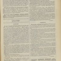 1543 - Page 1537 - Sociétés savantes. Société de médecine de Paris. (Séance du 23 octobre 1909). Action des sels de calcium et de l'acide citrique sur la coagulation du sang chez l'homme. MM. Lauté et Saissi / Traitement des fractures du col chirurgical de l'humérus. M. Dupuy de Frenelle / Les diverses causes de dyspepsies, réflexions pathogéniques. M. Pron... / Analyses. Médecine. Un cas de rougeole développé pendant la vie intra-utérine (Nathaniel R. Mason. The Boston med. and surg. Journ...). [M. Lance] / Médecine expérimentale. Action de l'arsenic sur le sang et les organes hématopoiétiques. Etude expérimentale (Louis Bloch. Th. de Paris... ; Jacques, édit.). [M. Brelet] / Chirurgie. Tétanos aigu, traitement local, guérison (Poucel. Soc. de chir. de Marseille...). [L. Gayard]