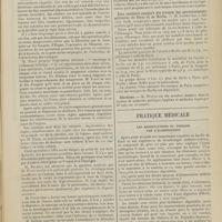 1609 - Page 1603 - Sociétés savantes. Académie de médecine. (Séance du 9 novembre 1909). Un traitement chirurgical de la dysménorrhée et de la stérilité. M. Pozzi / Etat sanitaire comparé des troupes des gouvernements militaires de Paris et de Berlin. M. Lowentahl / Elections. M. Wurtz / Pratique médicale. Les modifications du terrain par l'alimentation