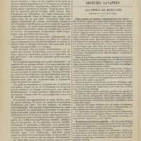1648 - Page 1642 - Clinique médicale. Syphilis rénale ; par M. A. Gouget / Sociétés savantes. Académie de médecine. (Séance du 16 novembre 1909). Faux cancers et tumeurs inflammatoires du ventre. M. Le Dentu / Prophylaxie de la fièvre typhoïde. M. Delorme...