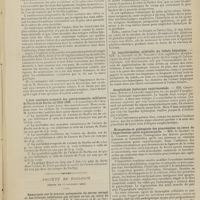1649 - Page 1643 - Sociétés savantes. Académie de médecine. (Séance du 16 novembre 1909). Prophylaxie de la fièvre typhoïde. M. Delorme... / L'état sanitaire comparé des gouvernements militaires de Paris et de Berlin en 1902-1906 / Société de biologie. (Séance du 13 novembre 1909). Remarques sur le pouvoir antagoniste du sérum normal et des diverses substances qui entrent en jeu au cours de la réaction de fixation. MM. F. Bezançon et H. de Serbonnes / La vascularisation artérielle du lobule hépatique. MM. A. Gilbert et M. Villaret / Anaphylaxie hydatique expérimentale. MM. Chauffard, Boidin et Laroche / Histogénèse et pathogénie des pancréatites au cours de l'hypertension porte expérimentale. MM. A. Gilbert et E. Chabrol / Leuco-diagnostic. MM. Achard et H. Bénard