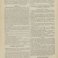 1662 - Page 1656 - Analyses. Médecine. Histogénèse des processus de cirrhose hépatique (Noël Fiessinger. Th. de Paris... ; A. Maloine, édit.). [Léon Babonneix] / Chirurgie. Thyroïde aberrante (Bertram Charles Cushway, Ann. surg...) [F. Gardner] / Livres nouveaux. Le diabète sucré, par R. Lépine... [L. Gayard] / Actes de la Faculté de médecine de Paris du 29 novembre au 4 décembre 1909. Examens de doctorat / Thèses
