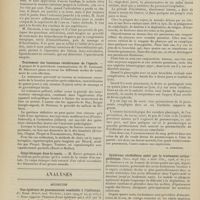 1718 - Page 1712 - Sociétés savantes. Société de médecine militaire française. (Séance du 4 et 18 novembre 1909). Traitement des hémarthroses du genou. M. P. de Champtassin / Traitement des luxations récidivantes de l'épaule. M. Dejouany, à propos de la communication de M. Couteaud / Corps étranger dans la vessie. M. Batut / Analyses. Médecine. Une épidémie de pneumococcie semblable à l'influenza (C. Rose. Münch. med. Wochens...). [A. Lemierre] / Syndrome cérébelleux guéri par le traitement antisyphilitique (Gazz. degli Osp. e delle Clin...). [A. Gaullieur L'Hardy]
