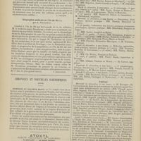 1744 - Page 1738 - Livres nouveaux. Introduction à l'étude clinique et à la pratique des accouchements. Anatomie. Présentation et positions. Mécanisme. Toucher. Manoeuvres. Extraction du siège. Version Forceps, par le Professeur L.-H. Farabeuf, et le Docteur Henri varnier, Préface de M. le Professeur A. Pinard. Dessins démonstratifs de L.-H. Farabeuf... Nouvelle édition revue et augmentée par le Professeur L.-H. Farabeuf. [L. Gayard] / Géographie médicale de l'île de Ré, par A. Drouineau. [L. Babonneix] / Chronique et nouvelles scientifiques (suite). Hommage au Docteur Bazot / Actes de la Faculté de médecine de Paris du 13 au 18 décembre 1909. Examens de doctorat / Thèses