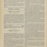 1764 - Page 1758 - Cinq cas de tuberculoses externes suppurées traitées et guéries par les injections de goménol ou d'huile goménolée ; par M. Rallier du Baty... / Sociétés savantes. Académie des sciences. (Séance du 29 novembre 1909). La transmission de la paralysie infantile au chimpanzé. MM. Levaditi et Landsteiner / Académie de médecine. (Séance du 7 décembre 1909). La prophylaxie de la fièvre typhoïde. M. Chantemesse, rapport de M. Vincent, les communications de MM. Delorme et Vaillard