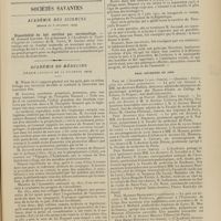 1803 - Page 1797 - Arthropathies auto-toxiques dans un cas d'hémoglobinurie paroxystique ; par MM. Léon Tixier et Jean Troisier. (Travail du laboratoire du Professeur Hutinel) / Sociétés savantes. Académie des sciences. (Séance du 6 décembre 1909). Digestibilité du lait stérilisé par surchauffage. M. Armand Gautier / Académie de médecine (séance annuelle du 14 décembre 1909) / Prix décernés en 1909