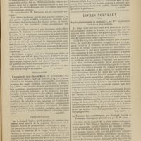 1809 - Page 1803 - Analyses. Médecine infantile. Les réflexes dans la chorée de Sydenham (L. Babonneix. Arch. de méd. des enf...). [M. Brelet] / Neurologie. L'atrophie du type Charcot-Marie (P. Alessandrini. Riv. d. patol. nerv. e ment...). [L. Alquier] / Thérapeutique. Sur le choix de l'agent spécifique dans le nouveau traitement local abortif de la syphilis (Hallopeau et L. Brodier. Société de thérapeutique...). [L. Gayard] / Livres nouveaux. Psycho-physiologie de la douleur, par Mlles les Docteurs Ioteyko et Stéfanowska. [Paul Camus] / La pratique des anesthésiques, par Rowland Collum et Technique chirurgicale générale, par H. M. Gray. [M. Lance]