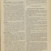 1811 - Page 1805 - Articles originaux des principales publications françaises et étrangères. Centralblatt für innere Medizin / Journal des praticiens / Lyon chirurgical / Lyon médical / Marseille médical / Medizinische Blaetter / Montpellier médical / Notes pour l'internat. Complications des otites moyennes