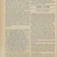 1824 - Page 1818 - Revue générale. Pathogénie de l'hémorragie cérébrale ; par M. Jean Ferrand. IX. Conclusions / X. Déductions / Sociétés savantes. Société de chirurgie. (Séance du 15 décembre 1909). Hypospades. M. Quénu, la présentation faite dans la dernière séance par M. Tuffier / Obstruction par diverticulite. M. Walther, à propos du rapport de M. Picqué / Kystes hydatiques du foie. M. Auvray