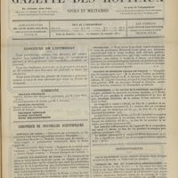 1831 - Page 1825 - Concours de l'internat. Sommaire / Chronique et nouvelles scientifiques. Hôpitaux de Paris / Conflit aux Hôpitaux de Rouen / Nécrologie / Société de médecine légale de France / Statistique / Renseignements
