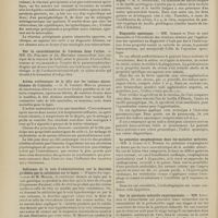 1838 - Page 1832 - Sociétés savantes. Société de biologie. (Séance du 18 décembre 1909). Réaction précipitante sur la tuberculine exercée par le liquide céphalo-rachidien de méningites tuberculeuses. MM. H. Vincent et E. Combe / Sur la caractérisation de l'acétone dans l'urine. MM. Ch. Porcher et Ch. Hervieux / Action antitoxique de la bile sur les toxines microbiennes de l'intestin. M. H. Vincent / Influence de la voie d'administration sur la diarrhée produite par la colchicine sur le lapin. M. Maurel / Les bases scientifiques de la bactériothérapie par les ferments lactiques. Bacille bulgare contre bacille pyocyanique. M. G. Rosenthal / Diagnostic opsonique. MM. Achard et Foix / La pulsation oesophagienne dans les maladies mitrales. MM. A. Clerc et C. Esmein / Sur la paralysie infantile expérimentale. MM. Levaditi et Landisteiner