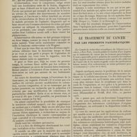 1850 - Page 1844 - Clinique chirurgicale. Un cas d'épilepsie jacksonienne ; par M. Mauclaire... / Le traitement du cancer par les ferments pancréatiques. [M. Lance]