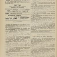 1854 - Page 1848 - Sociétés savantes. Académie de médecine. (Séance du 21 décembre 1909). Prophylaxie de la fièvre typhoïde (Suite de la discussion). M. Delorme, en particulier à M. Vaillard / Élections. M. Lannelongue / Renseignements / Notes pour l'internat. Complications des otites moyennes