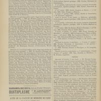 1868 - Page 1862 - Chronique et nouvelles scientifiques (suite). Guerre / Actes de la Faculté de médecine de Paris du 10 au 20 janvier 1910. Examens de doctorat / Thèses