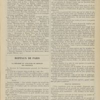 0037 - Page 25 - Revue générale. La méningite syphilitique aiguë ; par le Docteur Marcel Miriel... X. Traitement / Hôpitaux de Paris. La réforme du concours de médecin des hôpitaux
