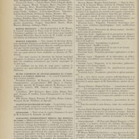 0052 - Page 40 - Chronique et nouvelles scientifiques (Suite). Exercice de la médecine dans les communes frontières de la France et de la Belgique / Hôpital Boucicaut / Bureaux d'hygiène / Oeuvre parisienne de secours immédiat et d'assistance à la famille médicale / Société de psychiatrie de Paris / Nécrologie / Association d'enseignement médical des hôpitaux de Paris